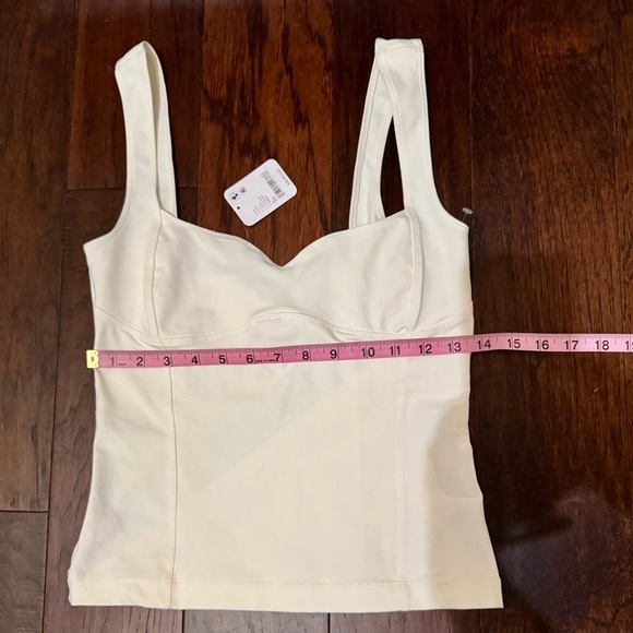Free People Intimately Somewhere Sometime Tank Top Size XS in Ivory NWT - Picture 7 of 9
